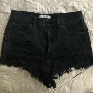 High rise shorts